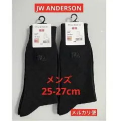 【25-27cm 】JW ANDERSON ヒートテックデオドラントソックス 黒