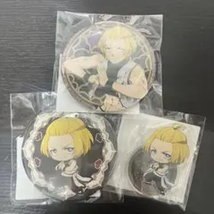 くじ引き堂 炎炎ノ消防隊 アーサー　缶バッジ　アクリルスタンド　セット①