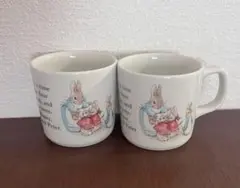 WEDGWOOD ピーターラビット マグカップ 2個セット