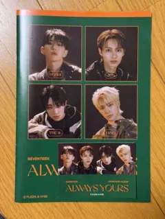 SEVENTEEN ノートステッカーセット　セブンイレブン限定特典