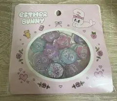 エスターバニー おはじき風シール ピンク