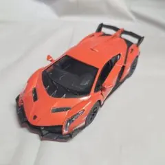 Lamborghini Veneno ミニカー オレンジ　キンスマート