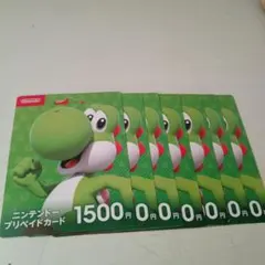 ニンテンドープリペイドカード 1500円 6枚セット