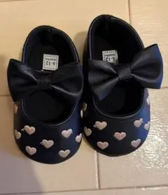 ベビーシューズ　黒　結婚式