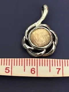 存在感抜群！10mmギベオン隕石(鉄隕石)バジュラペンダントトップ 