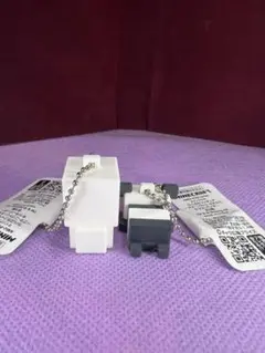 マインクラフト　ラバプチフィギュア　ニワトリ&パンダ