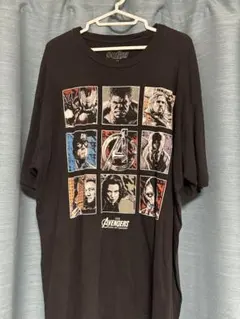 アベンジャーズ　マーベル　Tシャツ　黒　2XL