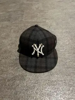 90s Yankees cap vintage 古着 navy ツバ裏グレー - メルカリ