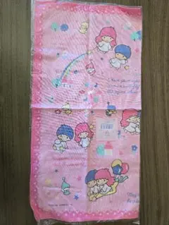 【新品未開封】リトルツインスターズ　ハンカチ　約42×42cm