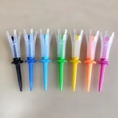 【美品】ゴルフティー 7本セット 高さ調整可能のサムネイル