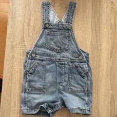 babygap ベビー デニムオーバーオール スナップボタン付き 70cm