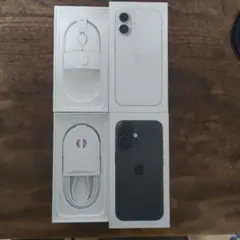 2つセット　iPhone 16 空箱　本体なし