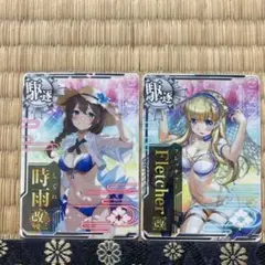 艦これアーケード 時雨改三 Fletcher改 水着 2枚セット
