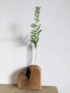 一輪挿し　 ガラス管付き