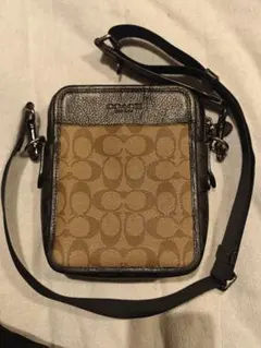 COACH ショルダーバッグ ベージュ/ブラック