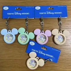 【新品未使用】ディズニー カンバッジホルダー ミッキーマウス 缶バッジ5個セット
