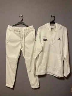 adidas 50LF ホワイト フーディ パンツ セット
