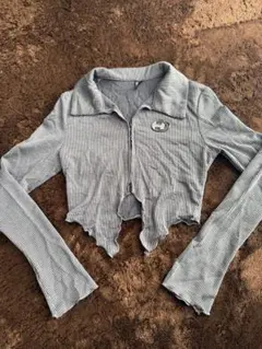 SHEIN 長袖トップス　グレー