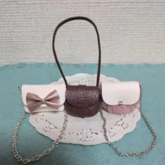 リカちゃんバック　ミニチュアバッグセット ハンドメイド