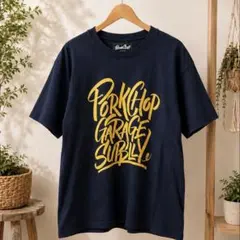 PORKCHOP ポークチョップGARAGE SUPPLYTシャツ L ネイビー