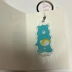 新品 ケアベア アクリルキーホルダー ブルー青水色