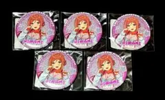 学園アイドルマスター DMMスクラッチ グリッター缶バッジ 姫崎莉波　5点