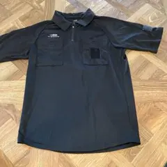 TIGORA ブラックポロシャツ M サッカー　フットサル　審判