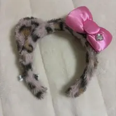 ハローキティ ヒョウ柄カチューシャ