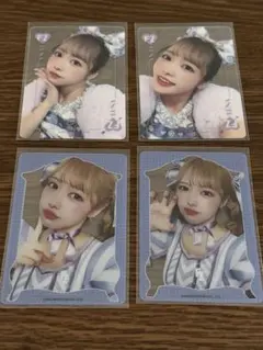 仲川瑠夏　トレカセット4枚