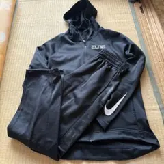 ナイキ NIKE ALITE エリート セットアップ ジャージ ブラック メンズ
