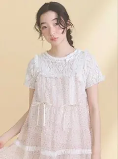 merry jenny ribbon lace teeのサムネイル