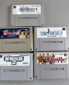 スーパーファミコン ソフト 5本セット 管理番号476 - メルカリ