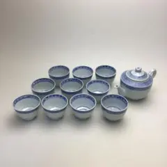 蛍焼　湯呑み　煎茶器　ポット　景徳鎮
