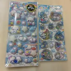 ぷくぷく　あわわちゃん　ピカプニ スパンコールパーティー　シール　2セット