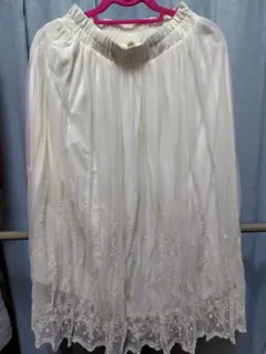 RyuRyu アイボリー プリーツスカート Mサイズ