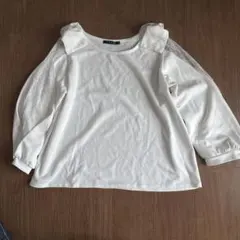 INGNI ホワイト レーススリーブ シャツ