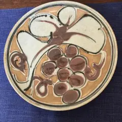 布志名焼　湯町窯　葡萄図飾皿 (30cm大皿)　福間琇士 布志名焼 湯町窯 葡萄図飾皿 (30cm大皿) 福間琇士 - メルカリ