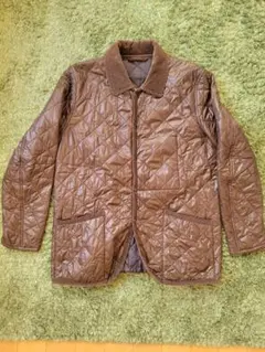 ビームス　キルティングジャケットコーデュロイ襟