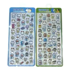 韓国 ドラえもん3D クリスタル 立体 ぷっくりシール 2枚