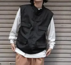 kutir アソート多ポケットベスト ブラック M