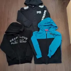 キッズ用　パーカー　プーマ　黒　まとめ売り