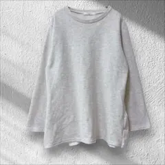 サマンサモスモス　ブルー　長袖　チュニック　トレーナー　シャツ　訳あり