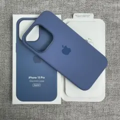 「新品未使用」iPhone 15 Pro シリコンケース ウィンターブルー