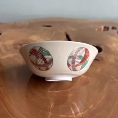 ☆新品未使用 浜田友緒(濱田庄司孫)作 赤絵盃 一対共箱 益子焼 一つ金