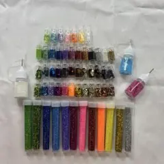 ネイルアート用グリッターセット