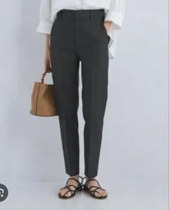 green label relaxing キチントボトム テーパード パンツ