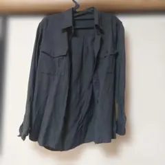 CHIC STYLE レーヨン麻アウトポケットシャツ シックスタイル