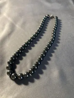 ヒメタイトブラックネックレス