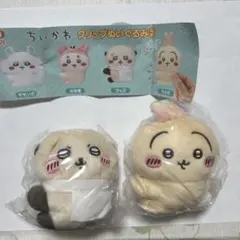 ちいかわ　クリップぬいぐるみ2 ラッコ　うさぎ