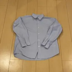 GU シャツ サックスブルー S